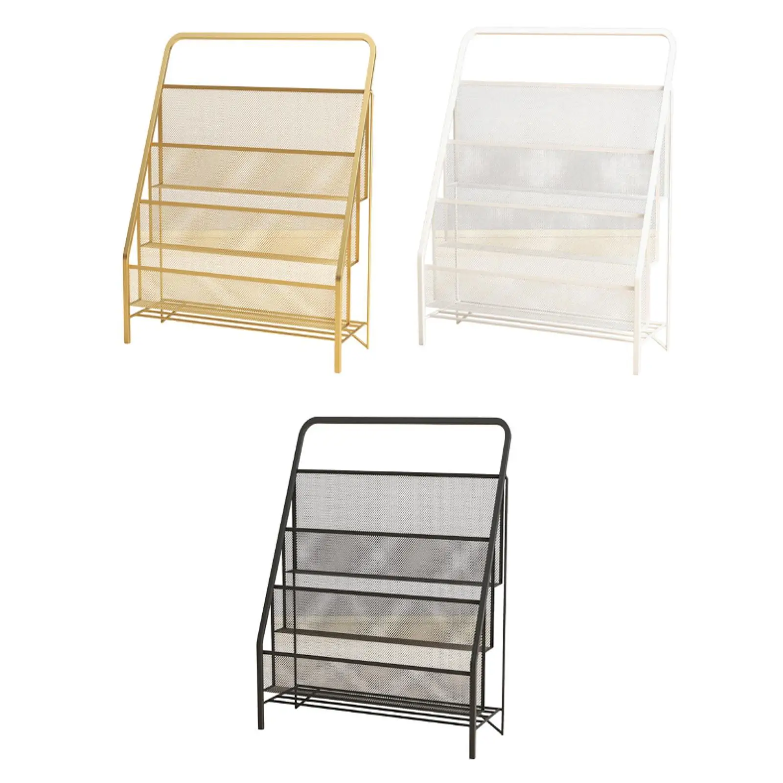 رف كتب للأطفال مكون من 3 طبقات لتلوين الكتب وغرفة اللعب ومنظم خزانة الكتب