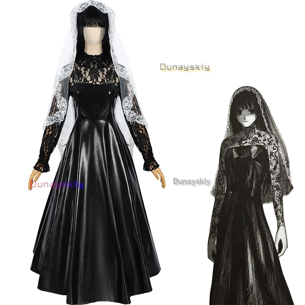 Anime SAKAMOTO GIORNI Okura Osaragi ORDER Costume Cosplay Parrucca Party Pelle nera Copricapo di alta qualità Calzini Costumi donna sexy