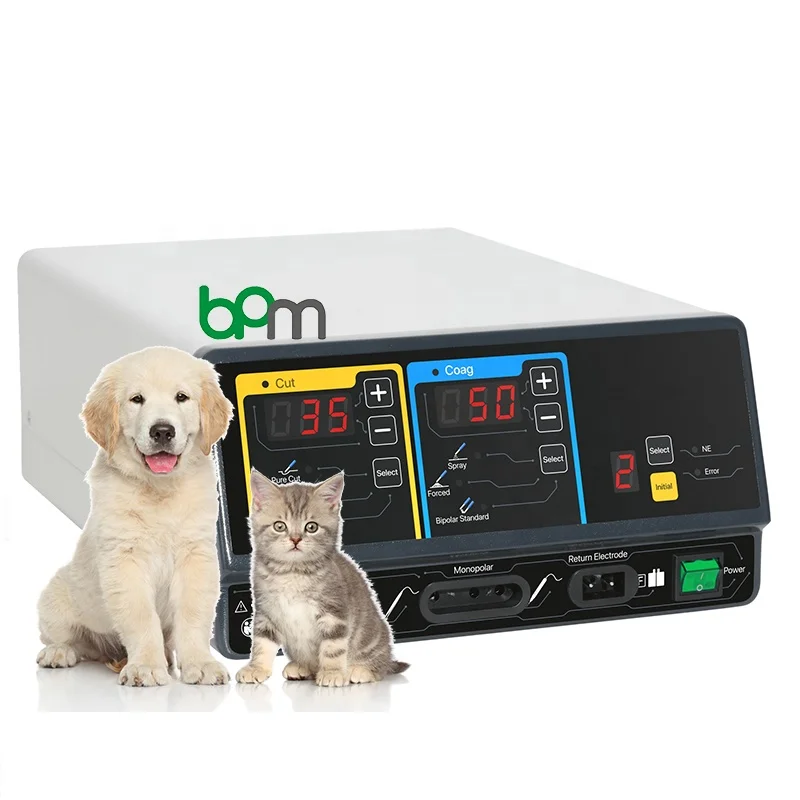 BPM-ES106 High Frequency 100W Pet Portable Bipolar Veterinary Electrosurgical Unit