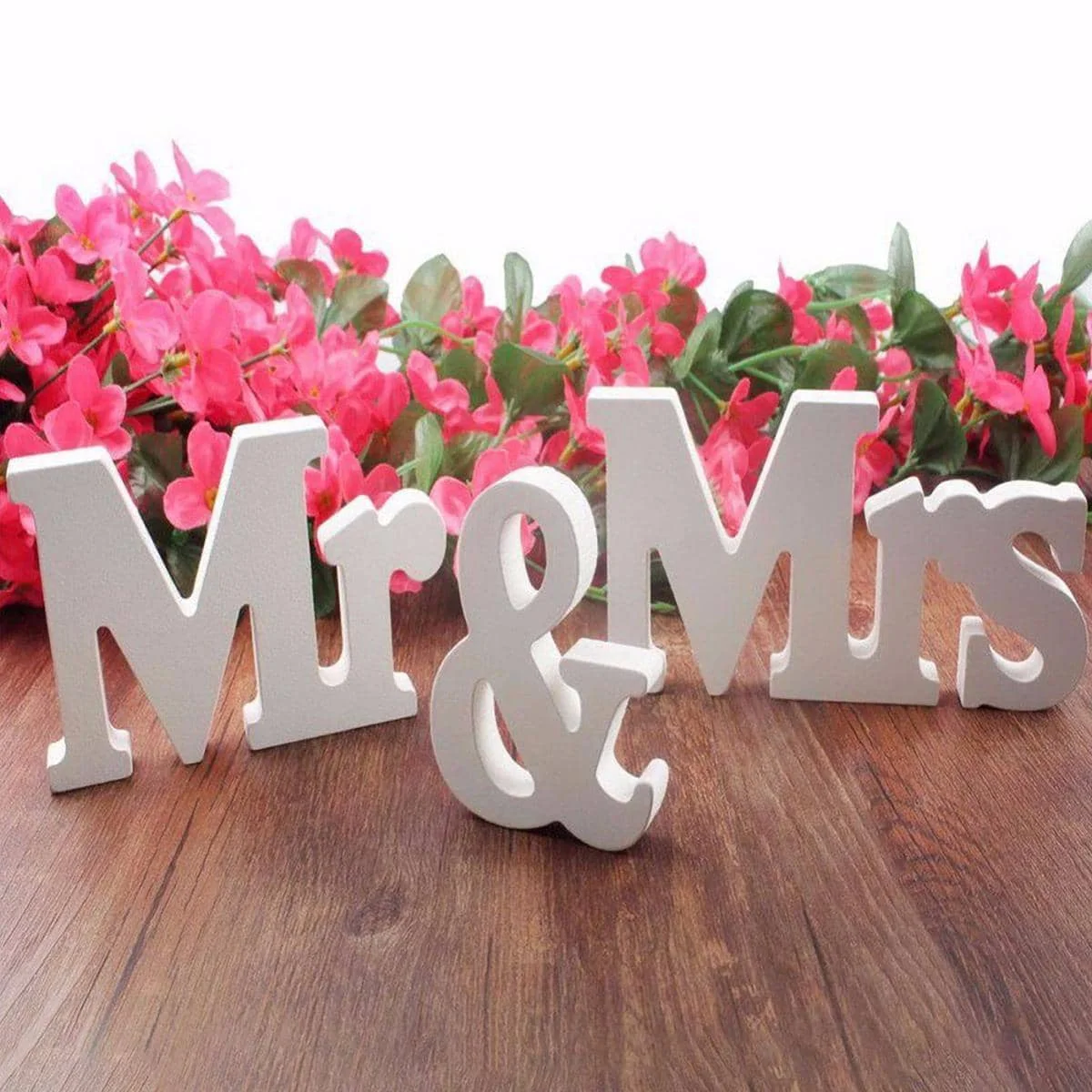 1set English letters props decorative MR & MRS wedding supplies festive decorative ornaments