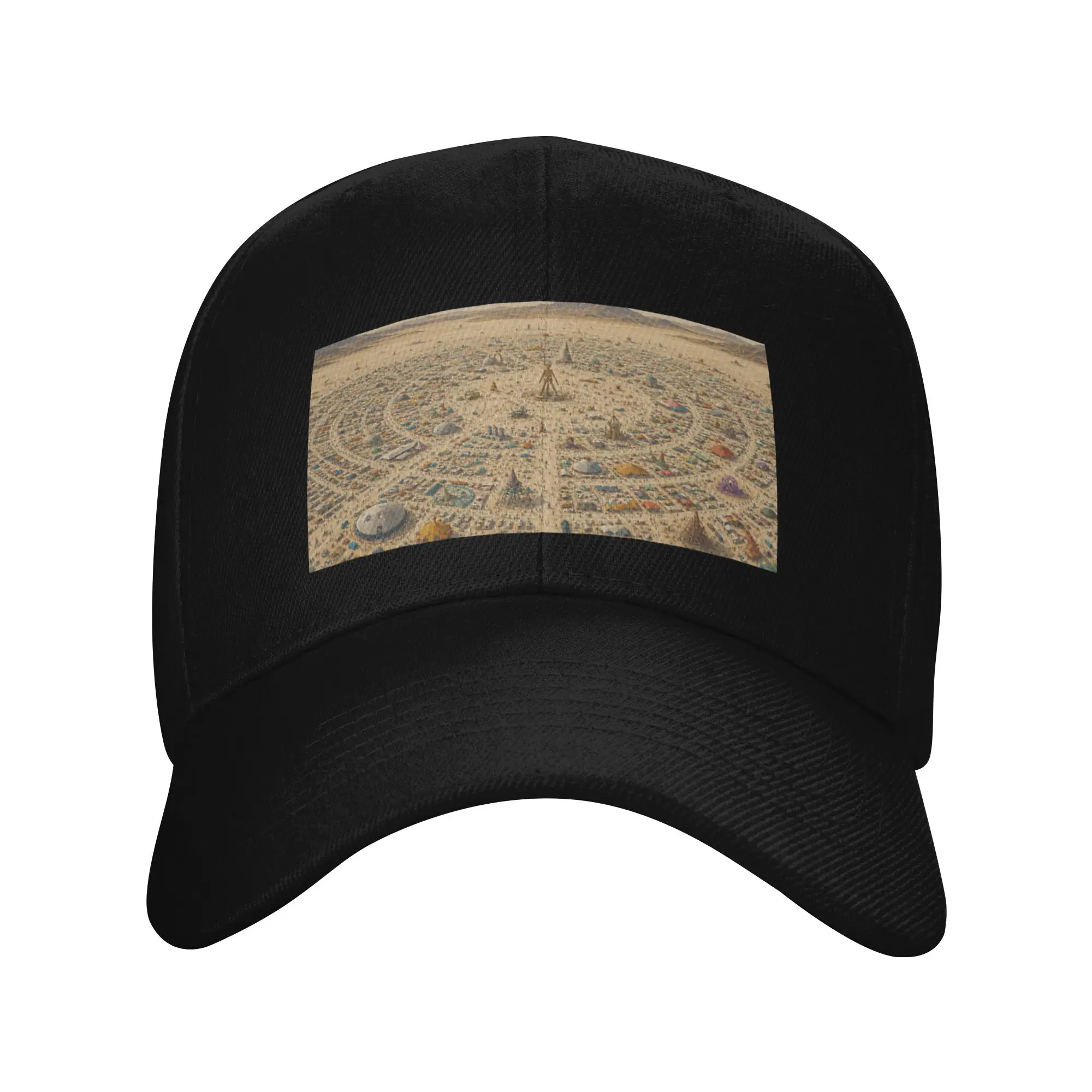 Hot Sale Temporary Arts Festival City in the Black Rock Desert Baseball Cap  Streetwear Snapback Cap  Parade Snapback Cap