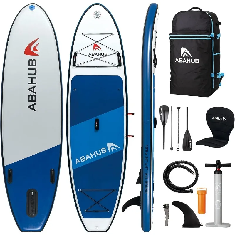 

Abahub Blue Stand Up Paddle Board for Surfing, Kayaking, Fishing