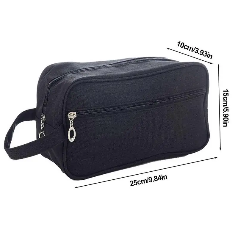 Bolsa de baño de viaje, bolsa de aseo resistente al agua para hombres, bolsa de aseo de viaje compacta, organizador perfecto para vacaciones de