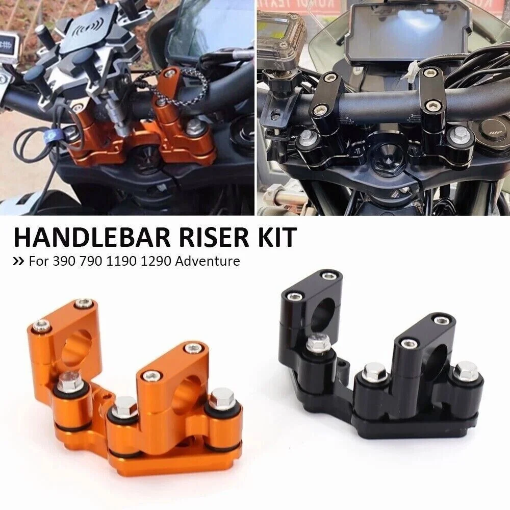 

Motorcycle Steering Bumper Installation With Handlebar Riser Kit Modified Suitable For KTM390 790 1190 1290 Adventure