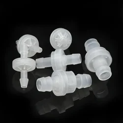 Válvula de retención de plástico de 3mm, 4mm, 5mm, 6mm, 8mm, 10mm, 12mm, Pagoda unidireccional, tapón de fluido de agua líquida de Gas sin retorno en línea