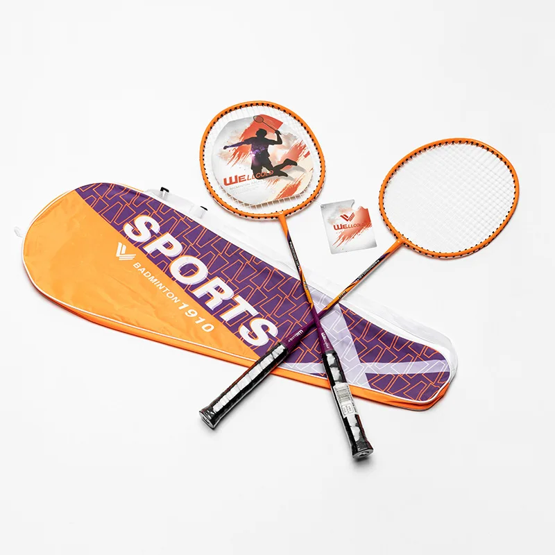 

New Badminton Racket, Iron Alloy Integrated Sports Training Racket, Hitting-resistant Sporting Goods