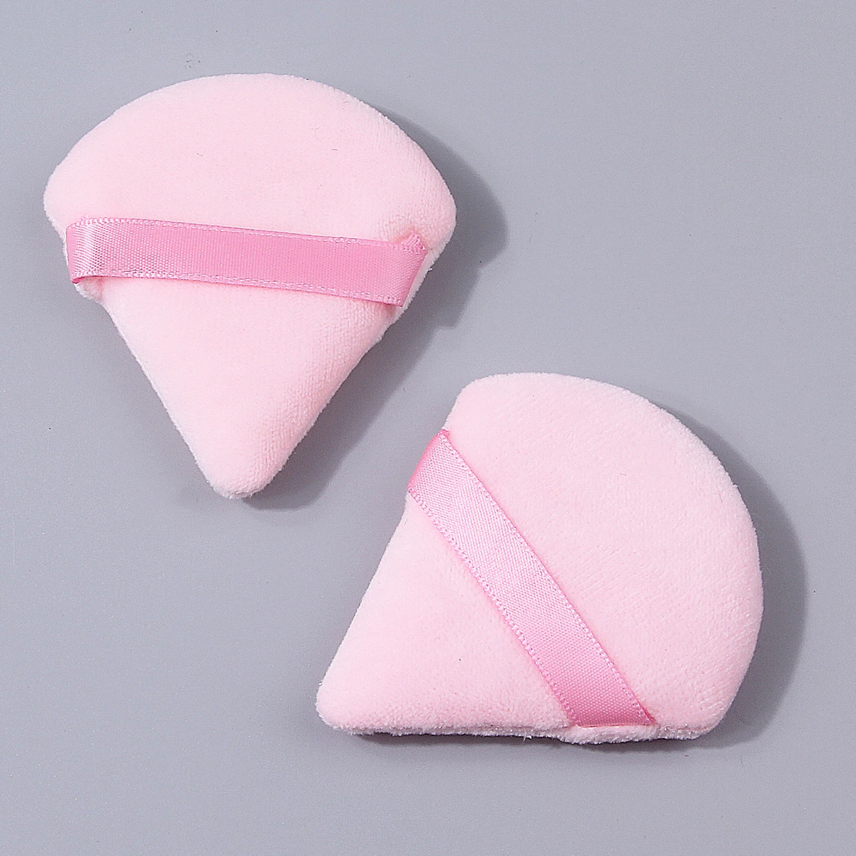 Bouffée de poudre triangulaire douce Double face, mini bouffée de poudre à coussin d'air, outil de maquillage facial portable polyvalent 8 pièces