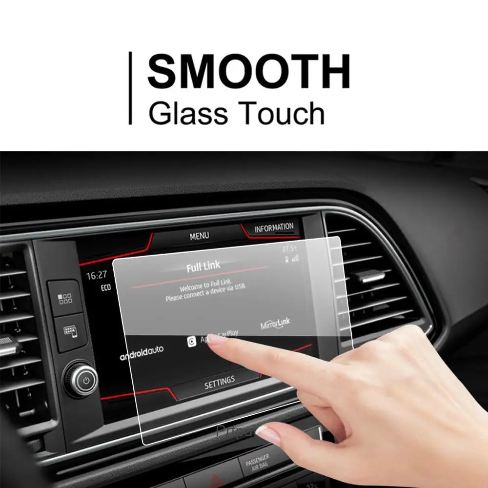 Car Screen Protector For Leon X-Perience 8 Inch 2017 GPS Navigation Touch Center Display Auto Interior Accessories