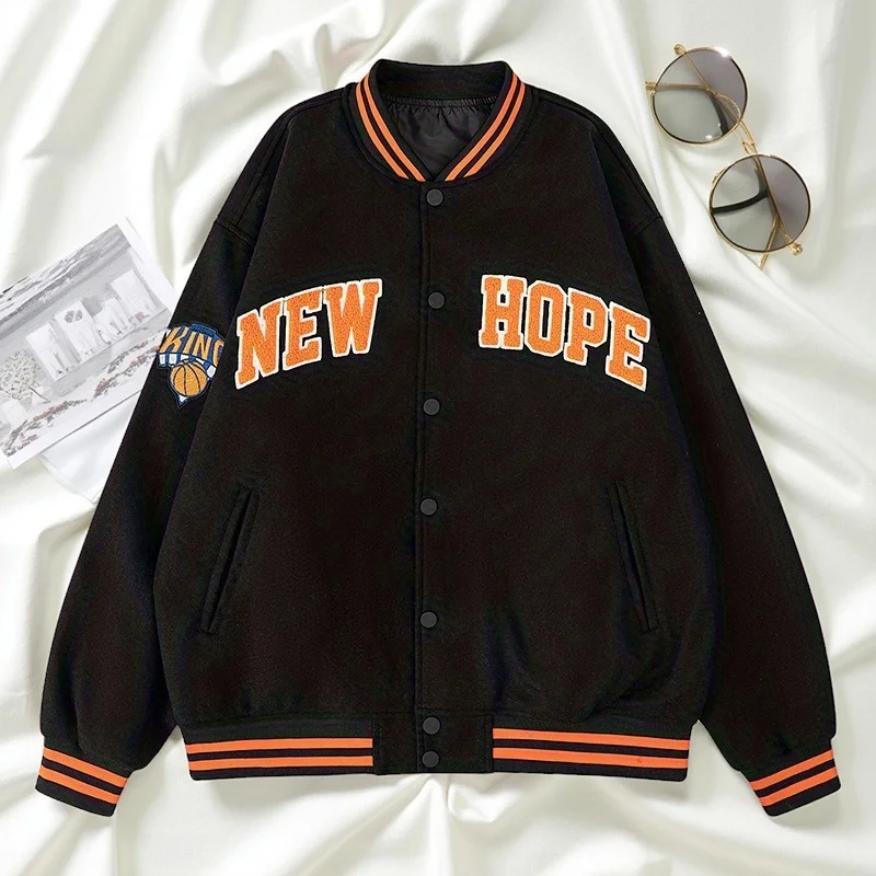 

Мужская куртка Vitage Letterman, легкая бейсбольная куртка в стиле бомбер, ветровка 90-х годов, повседневное свободное пальто с вышивкой