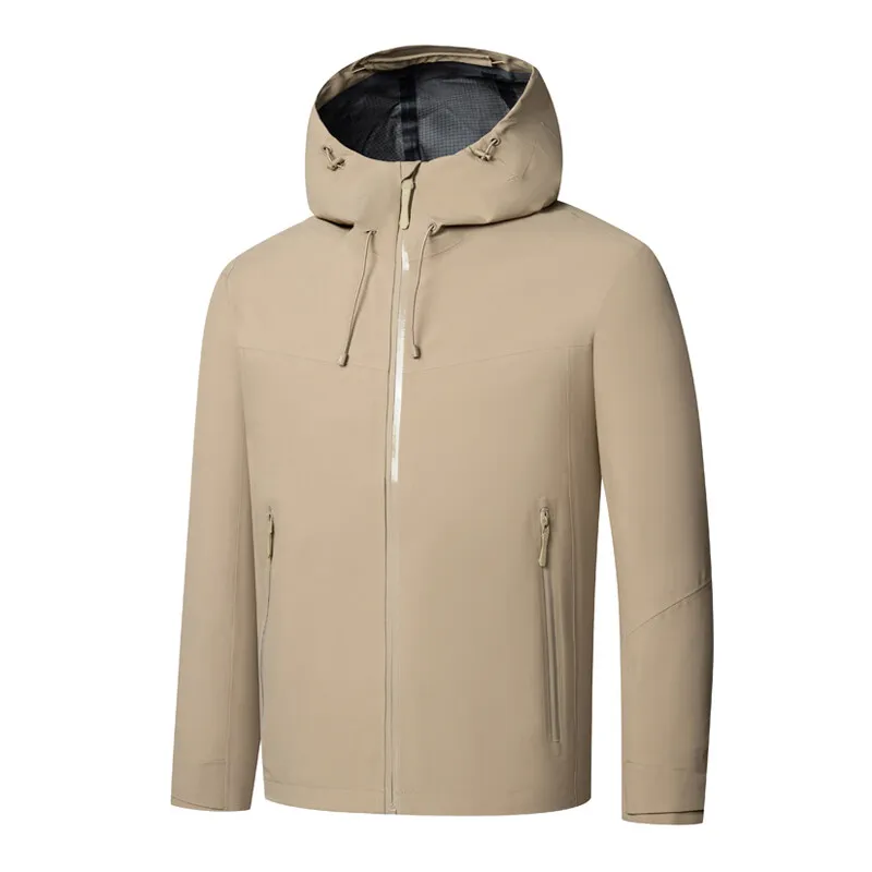 ARC Jaket Cangkang Keras Taktis Tahan Air Mendaki Gunung Tahan Angin Olahraga Memancing Ski Luar Ruangan Mode Yang Sama