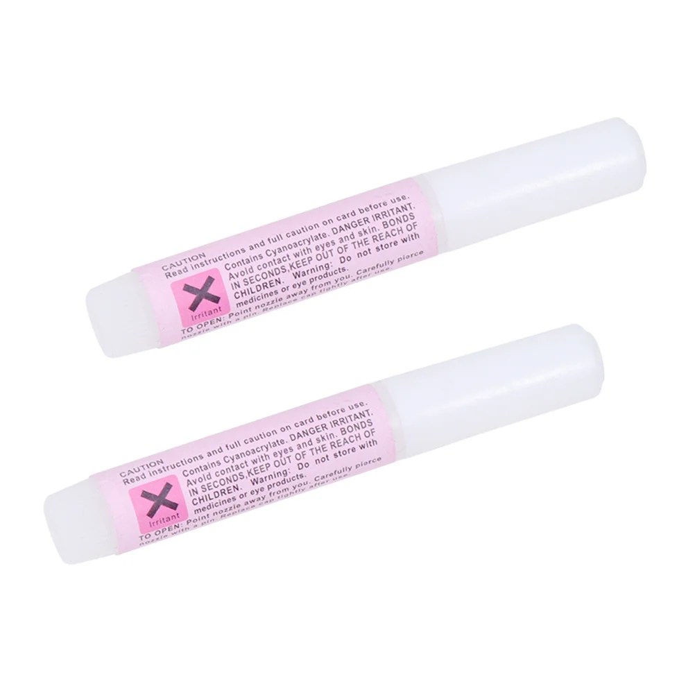 50pcs 2G Nail Glue Professional Strong Adhesive For Nail Art Decoration False Tips Rhinestones Mini Beauty Tool Portable Design