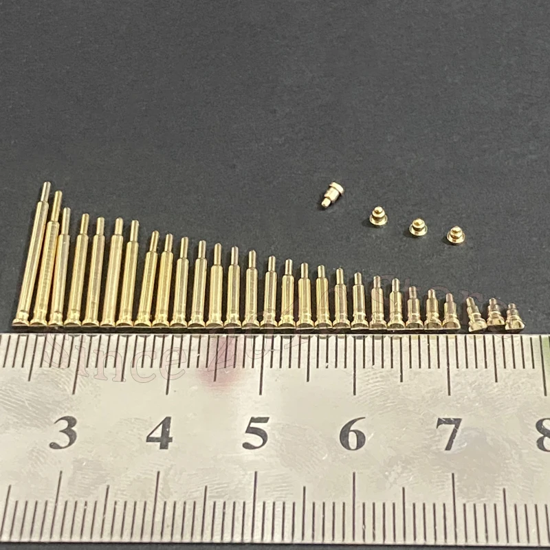 5 Stück Pogopin-Stecker, Pogopin-Batterie-Federkontakt, SMT-Pin, PCB, 1,8–22 mm, Prüffeder, Prüfspitze für Batteriekontaktprüfung – Detail 5