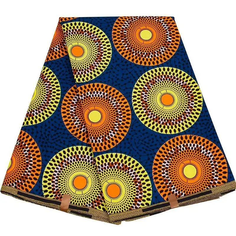 Factory Price Ankara Wax Fabric Guaranteed Veritable African Real Print Wax Fabric 100% Cotton Ghana Style Soft Pagne Sewing