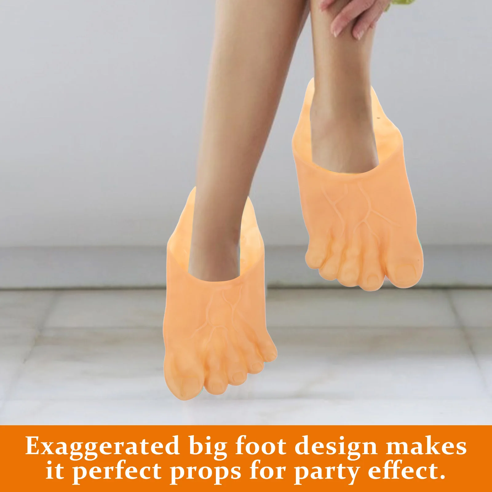 

Тапочки на Хэллоуин, реквизит для костюмов, цвет кожи, случайный цвет ногтей, страшные товары для вечеринок, реквизит для Хэллоуина, маскарад