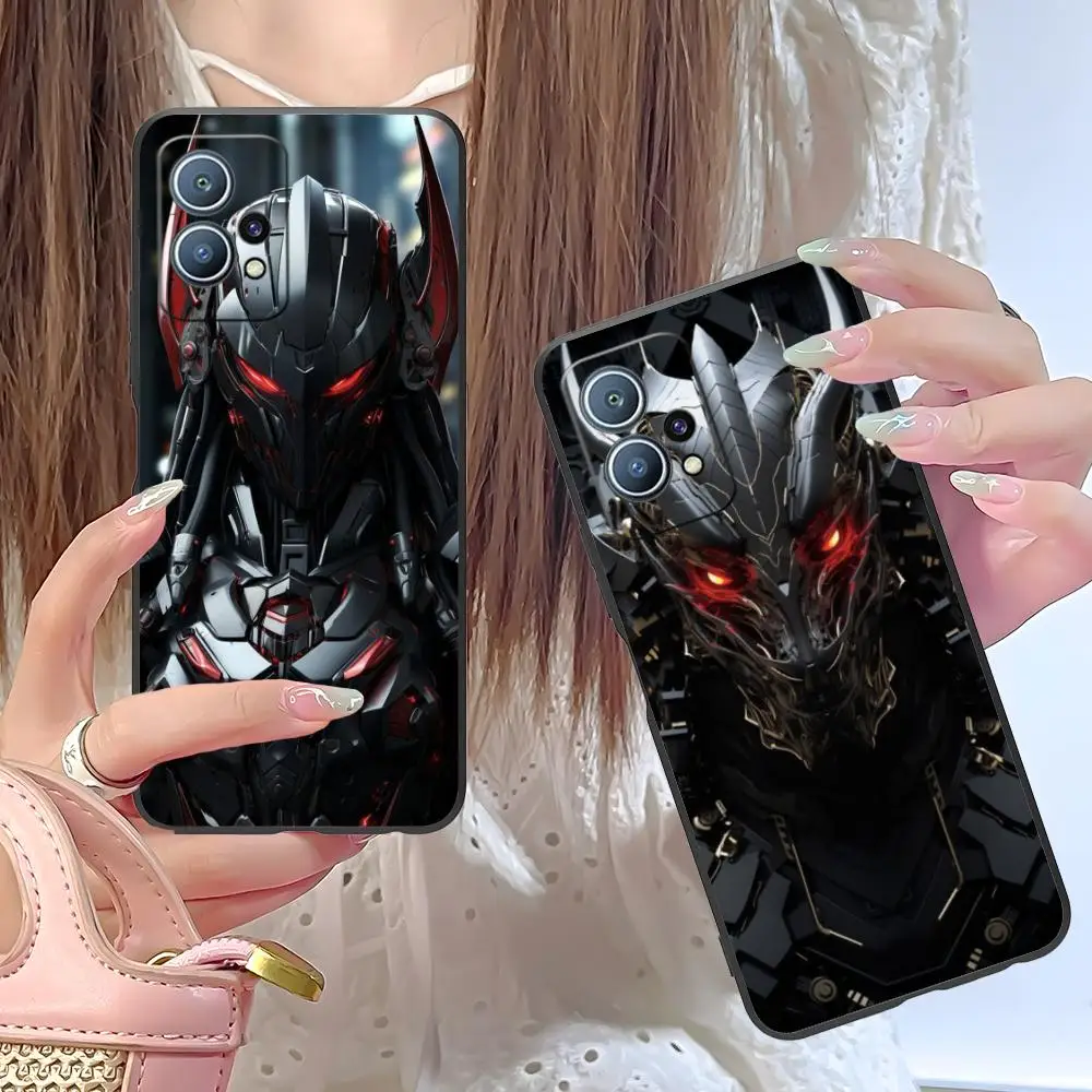 

Robot Dragon Phone Case for Huawei P80 P70 P60 P50 P40 Pro Max Ultra Lite Plus Soft TPU Shockproof Cover