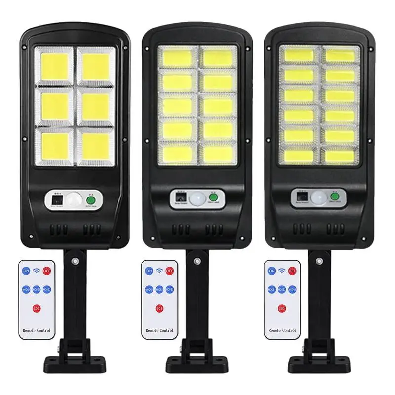 60W Outdoor LED Solar Street Light Solar Flood Light Outdoor Remote Control Remote Control Parking Lot Light for Garden Street