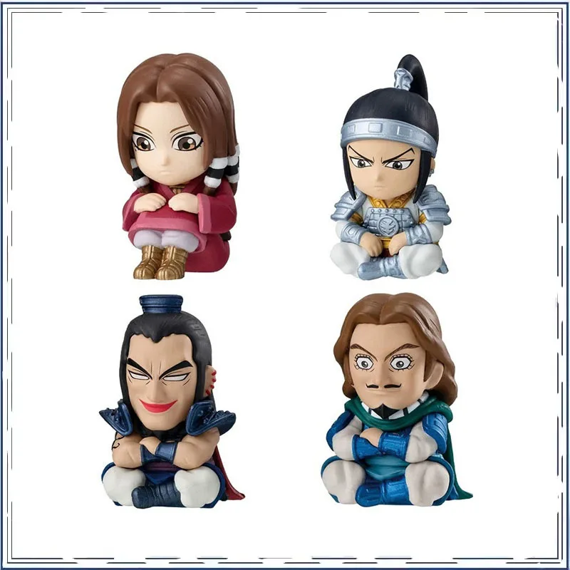 

Коллекционные фигурки аниме KINGDOM от BANDAI, игрушки-модели для настольного декора, фигурки-гашапоны