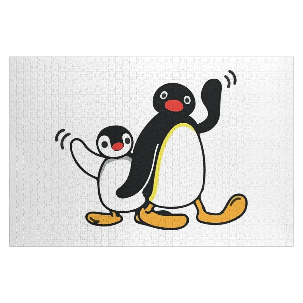 Pingu Jigsaw Puzzle Personalised Jigsaw Wooden Adults Christmas Toys Personalized Gift Ideas Puzzle