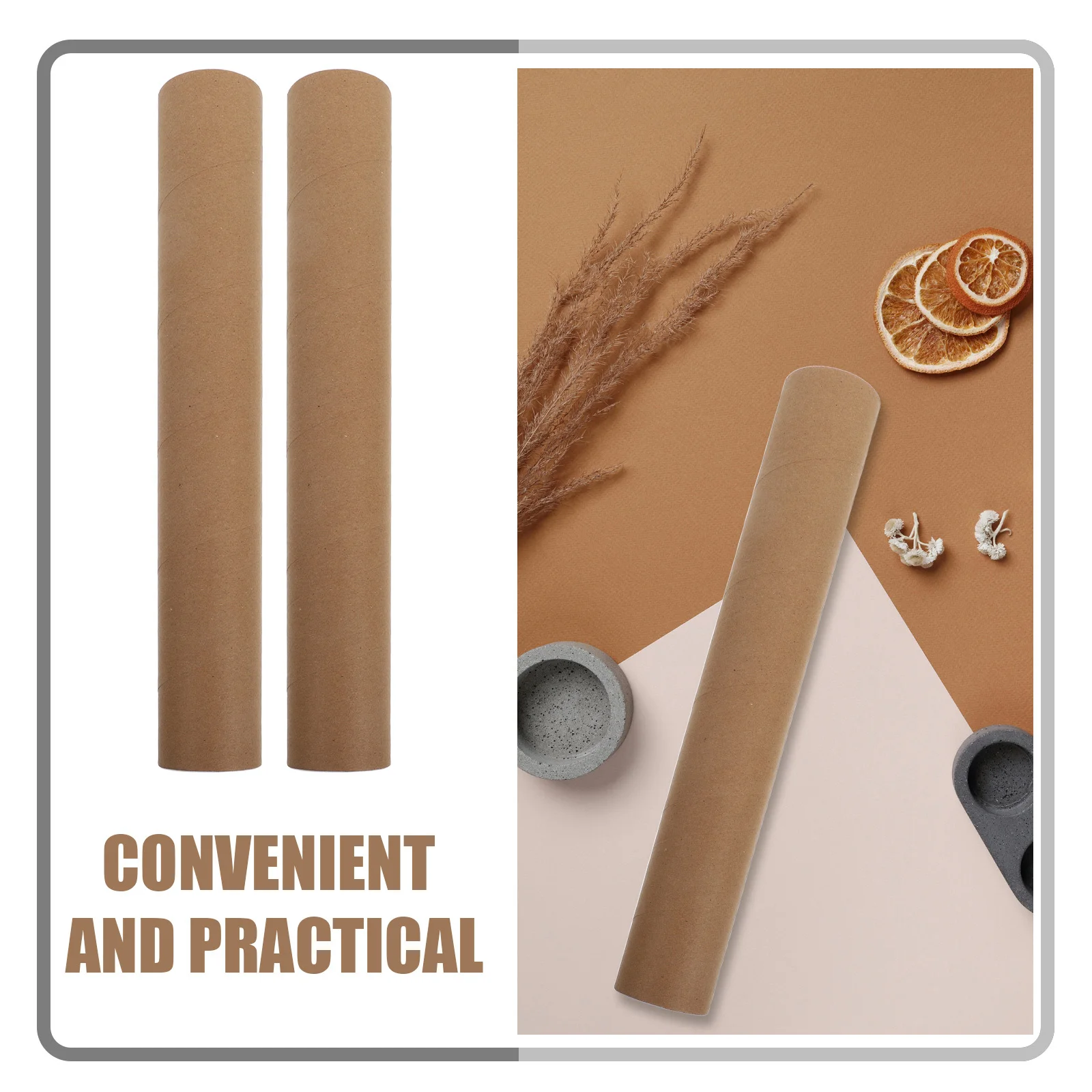 10 個ポスターチューブクラフト紙ラウンド郵送段ボール配送シリンダーキャップアートストレージポスターロール描画釣り竿