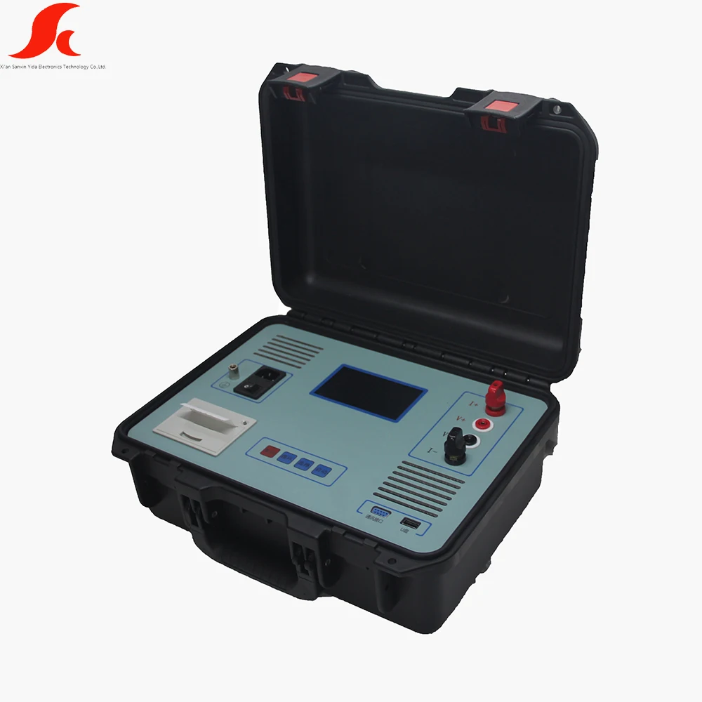 Sanxin DC Winding Resistance Tester with 1-Year Warranty 1m-20K Range 0.1 Resolution 5A Accuracy 8m for Cable