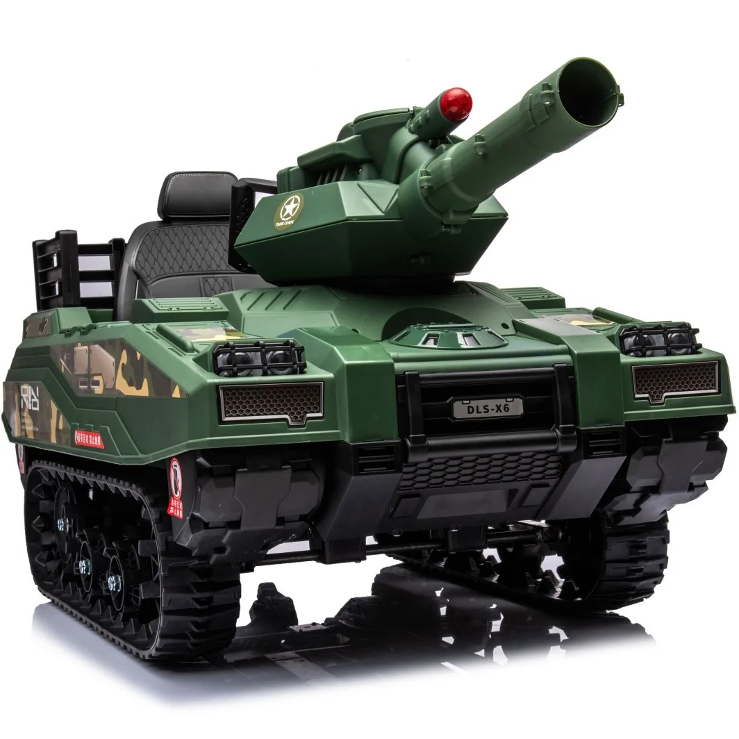 Multi-functional Large Electric tank Toy 2.4g Remote Control Children's Electric Bike Ride Children's Electric Car
