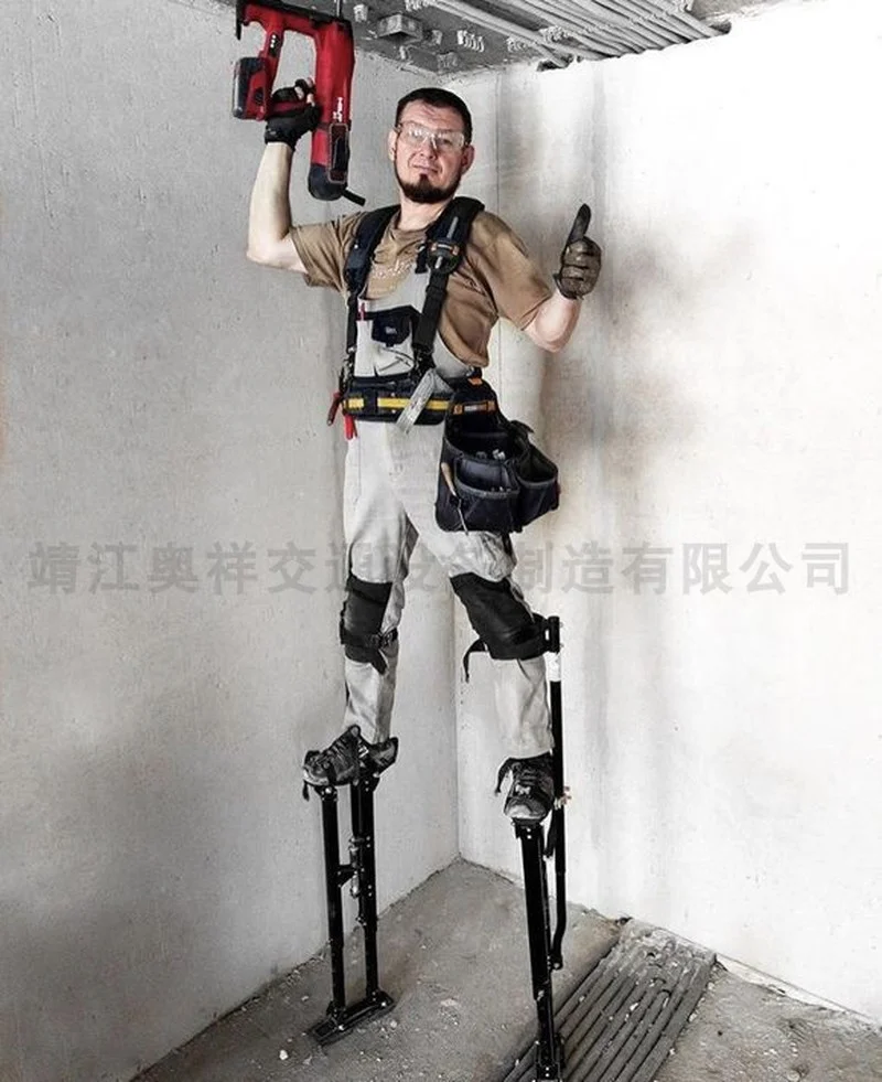 Aluminum Alloy Stilts Adult Lifting Foot High Feet Heightening Machine Shoes Interior Decoration Stage Performance