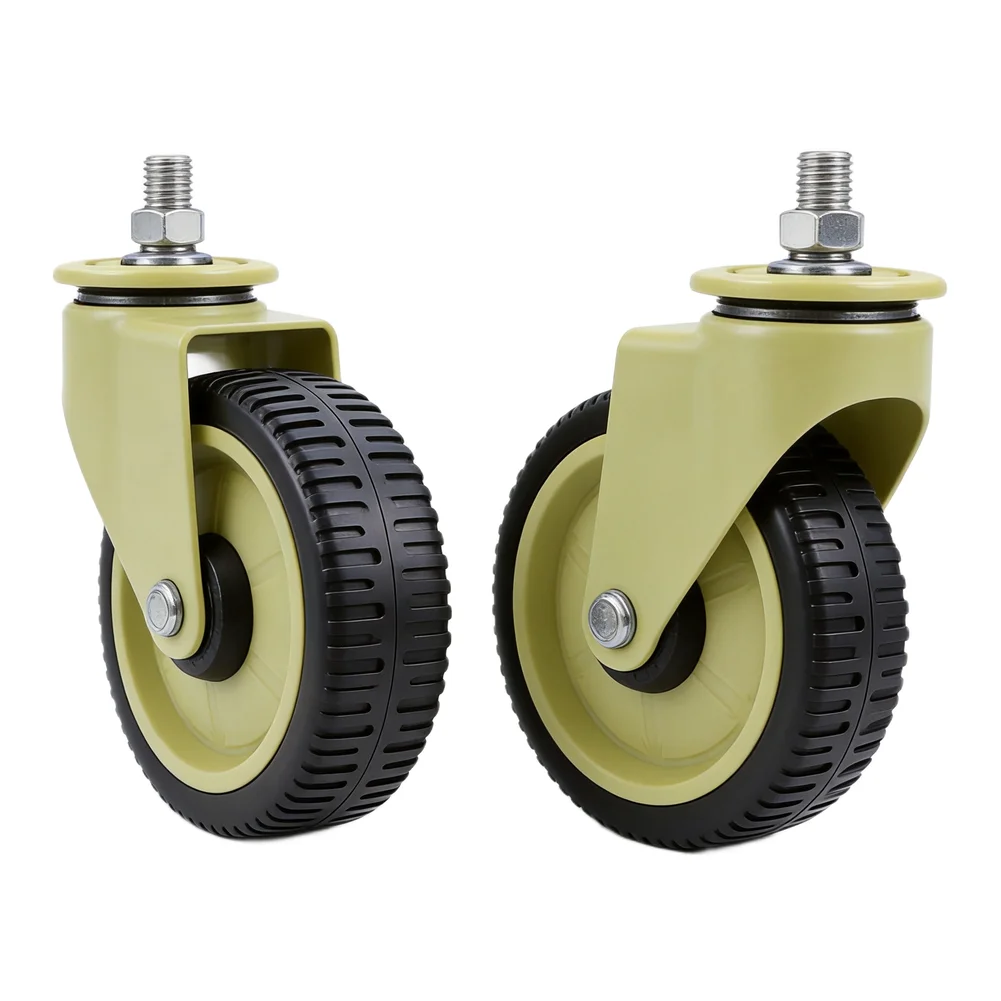 For Honda HR214 HRU214 HRU215 Lawn Mower Wheels 200mm Front Rear Replacement Kit Metal Plastic Push Mower Tire Set 4 Pack