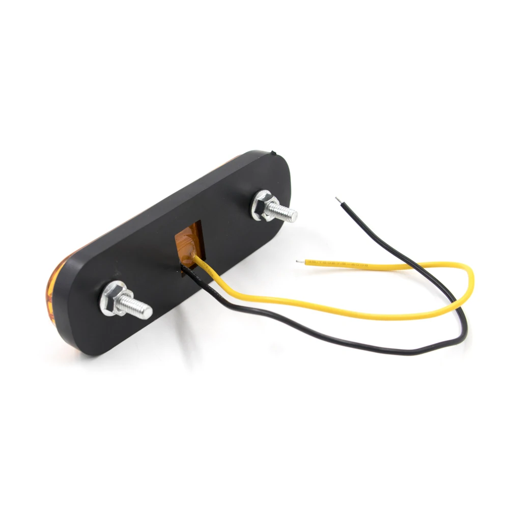 HAKITO 8x/10x 12V 24V 3 Car External LED Side Marker light Warning Light Turn Signal Brake Trailer Truck Lamp Clearance light