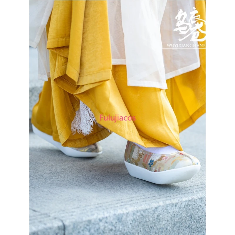 

Hanfu shoes women'sancient high heels shoes