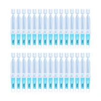 30 frascos/caja 3%, suero facial de ácido hialurónico, antienvejecimiento, nutrición profunda, Fullerenes, colágeno, suero para arrugas, blanqueamiento, levantamiento, cuidado de la piel