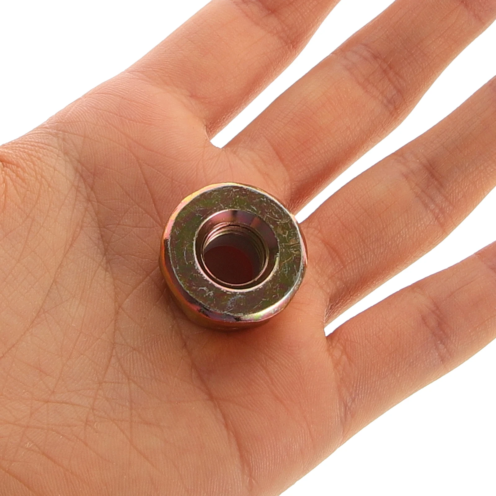 

10pcs Lawn Mower Blade Nut Spindle Shaft Lock Nut Grass Trimmer Working Head Replacement Part Mower Accessories Edger Tool