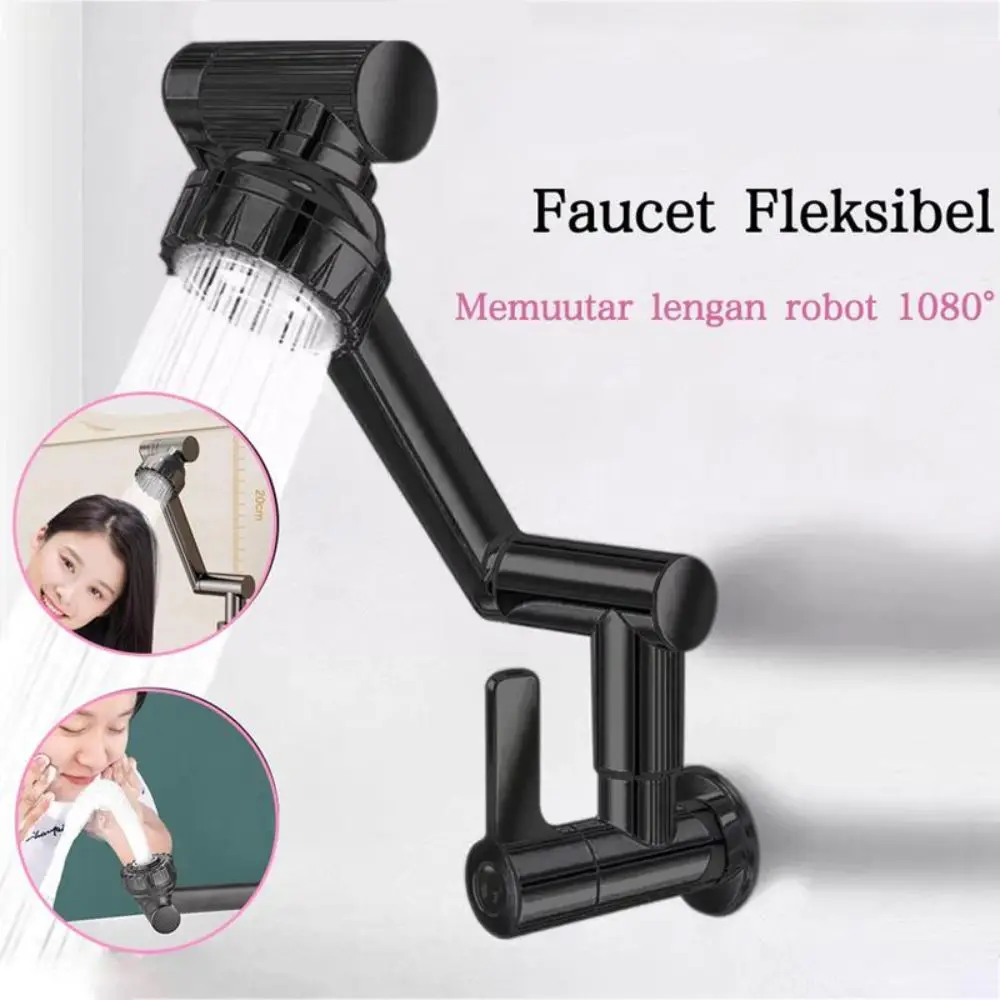 Portable Universal Joint Kitchen Sink Faucet Rustproof Anti Splash Faucet Extension Flexible Robot Arm Faucet