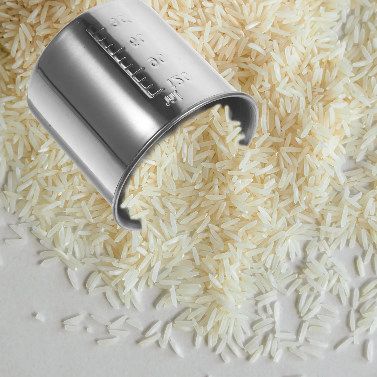 Stainless Steel Measuring Cup 120ml Rice Flour Syrup Kitchen Tool Thickened Quantitative Container Measurer