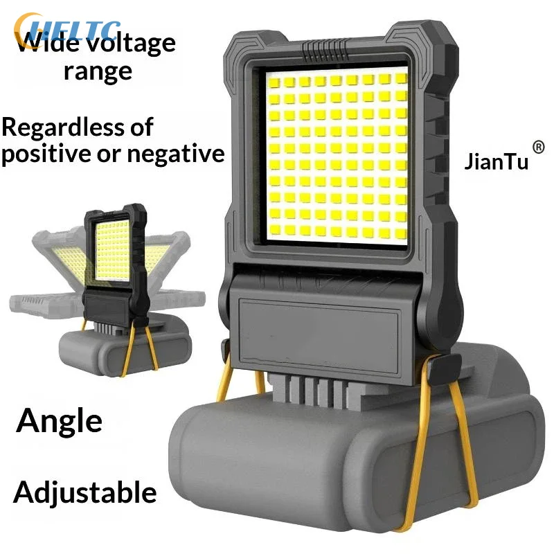 New Super Bright LED Work Light Portable Long-Lasting Strong Light Supply For Night Work Light 72V Li-ion Battery Power Tool 1PC