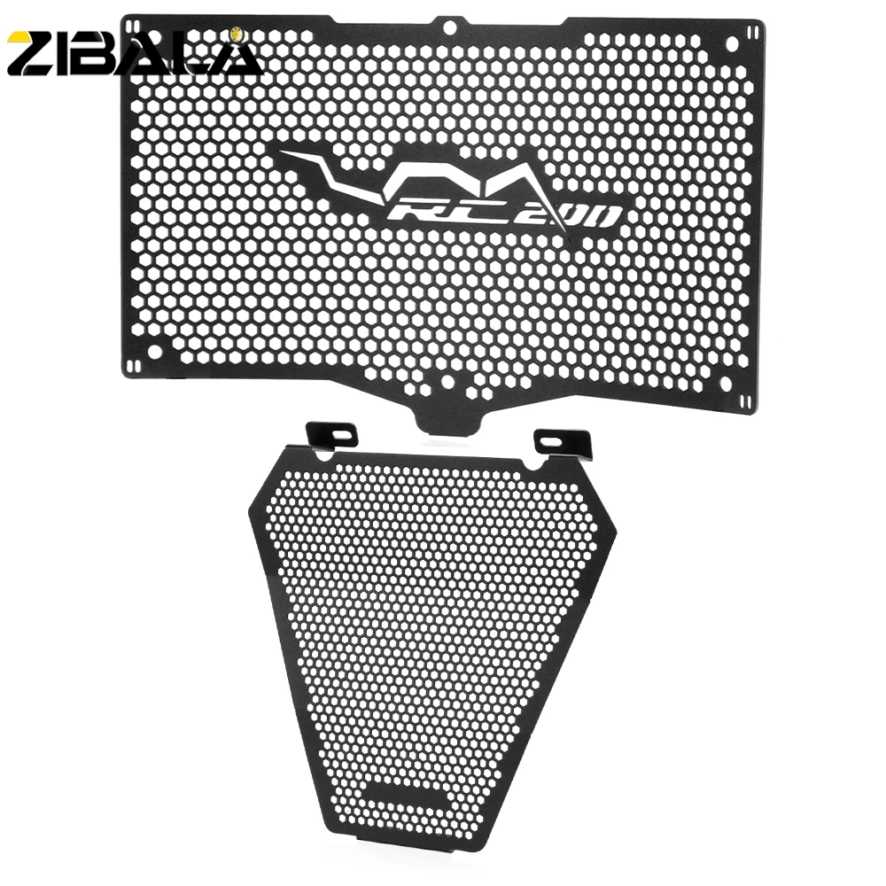 

For RC200 RC 200 2022-2023-2024-2025 Radiator Grille Guard Cover Accessories Motorcycle Aluminium Water Tank Net Protection