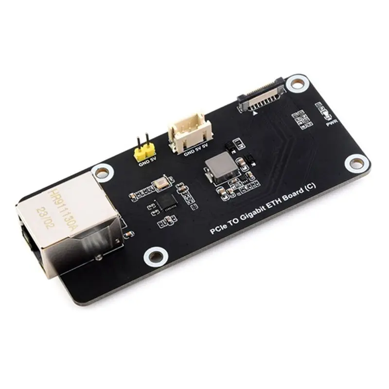 TFORU-For Raspberry Pi 5 Pcie To Gigabit ETH Adapter Board Supports Rpi OS Driver-Free For Pcie To Gigabit ETH Board Durable