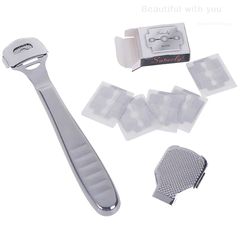 Harte abgestorbene Haut Rasierer Nagelhautschneider Entferner Pedikürefeile Fußpflege Kalluswerkzeug