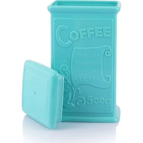 Ew'S Kitchenware Turquoise Coffee Jar