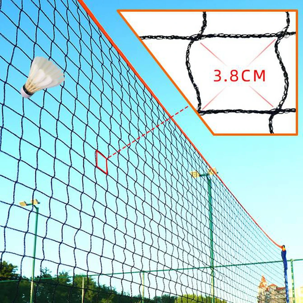 3.1-6.1M Portable Folding Standard Professional Badminton Net Indoor Outdoor Sports Volleyball Tennis Training Square Nets Mesh