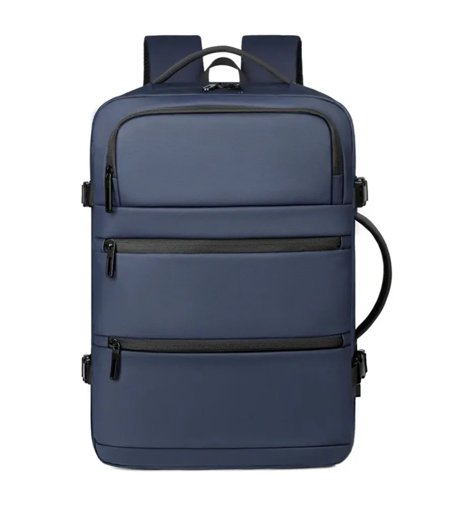Wear-Resistant Expandable Business Backpack With Dry-Wet Separation For Men’s Travel Use