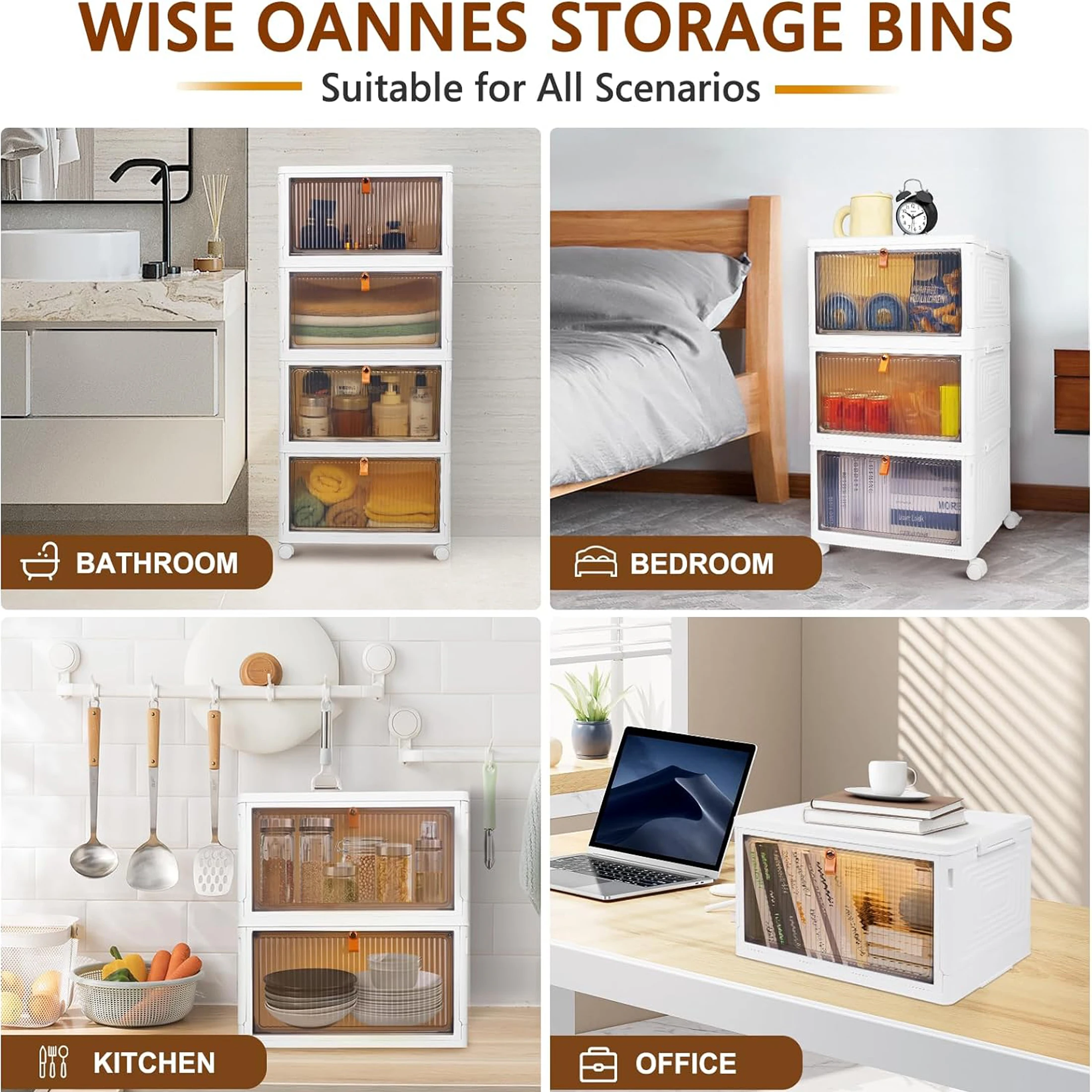 3/4/5 الطبقة صندوق تخزين قابل للطي مع غطاء تخزين قابل للطي رف الأحذية المنظمون صندوق منظم منزلي مع عجلات