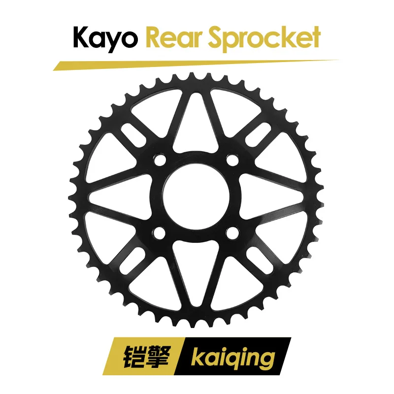 Off Road Motorcycle Accessories Suitable for Huayang KayoT2K1K2 Rear Wheel Disc 520-45 Tooth Rear Chain Disc Rear Sprocket