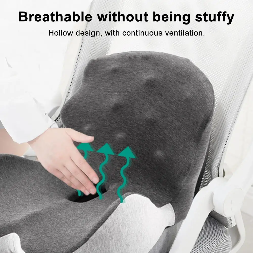 Memory Foam Buttocks Cushion Memory Foam Back Support Cushion Memory Foam Seat Cushion for Office Chair Ergonomic for Long