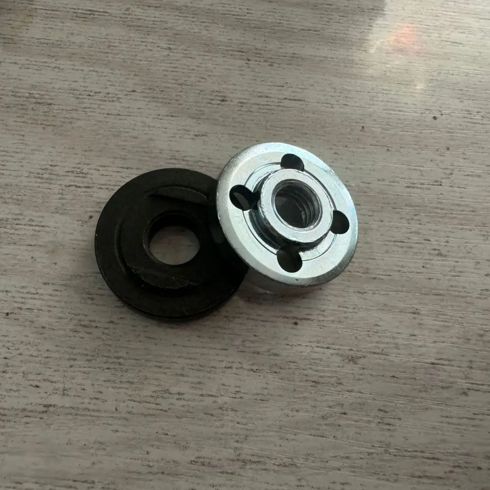 Professional Angle Grinder Spare Part 9523 Polisher Clamp Nut Set Steel Pressure Plate Accessory Fastening Fitting For Grinding