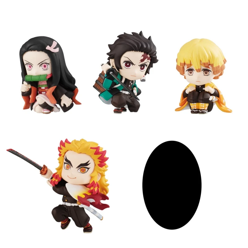 

Bandai Original 5Pcs ADVERGE MOTION 4 Uzui Tengen Demon Slayer Anime Figure Toys For Kids Gift Collectible Model Ornaments