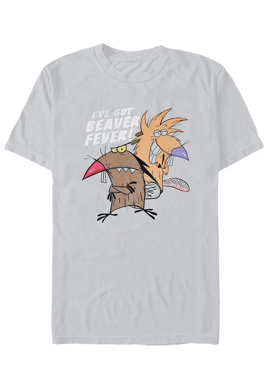 

Angry Beavers Ash Graphic Printing Summer Luxury Brand Cotton Men's and Women's T-Shirts Short Sleeves Street Fashion