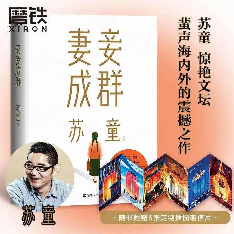 Qi Qie Cheng Qun By Su Tong Contemporary Chinese Realist Novella,Family Ethics Fate of Women Protagonist Song Lian Novels Books