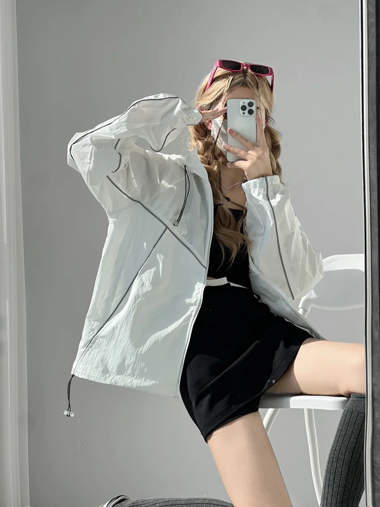 Caminhada ao ar livre feminina leve Jaet proteção solar irt primavera verão 2025 câmera de escalada de montanha design original L...