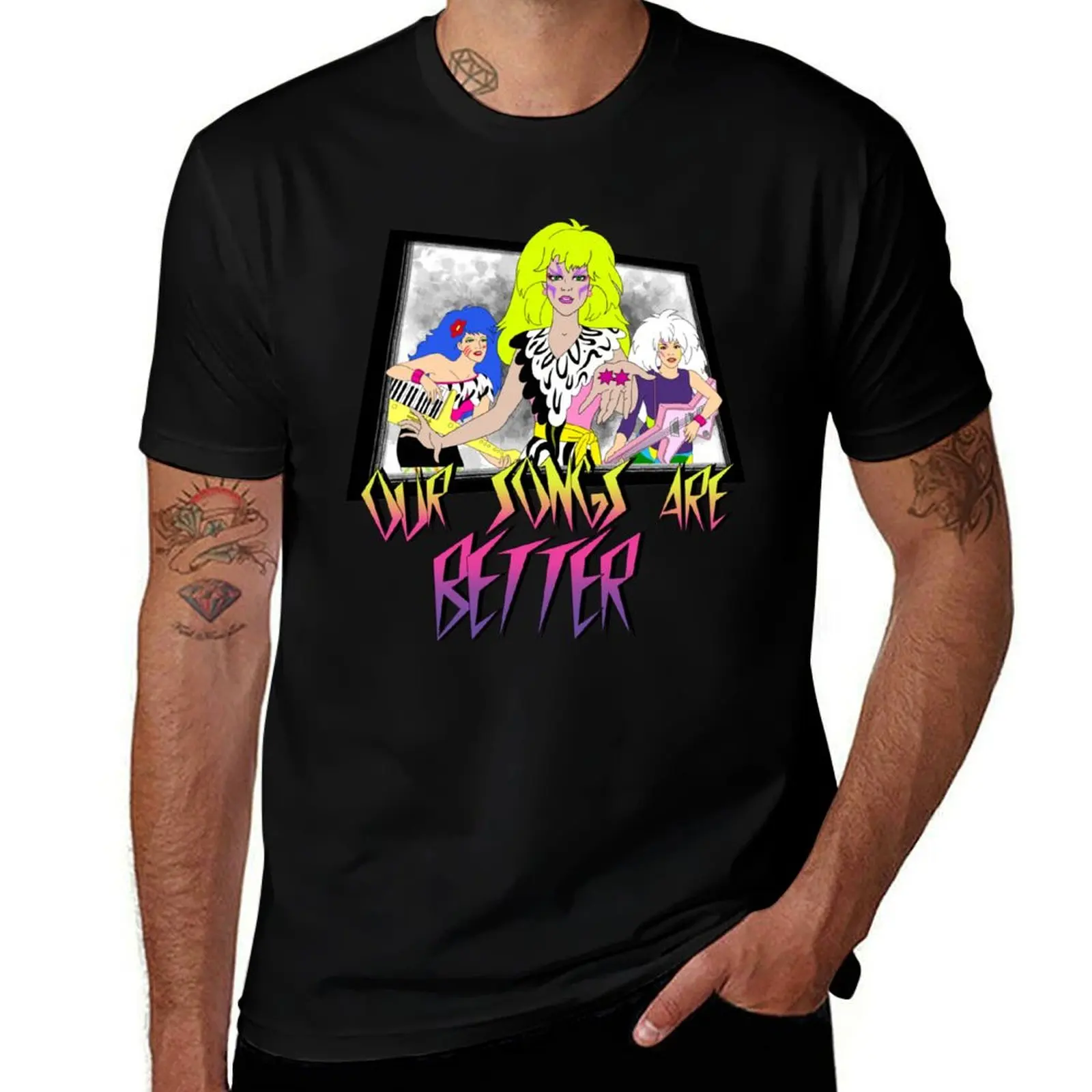 

Our Songs are Better T-Shirt graphic tee shirt quick-drying plus size clothes boys animal print t shirt for men
