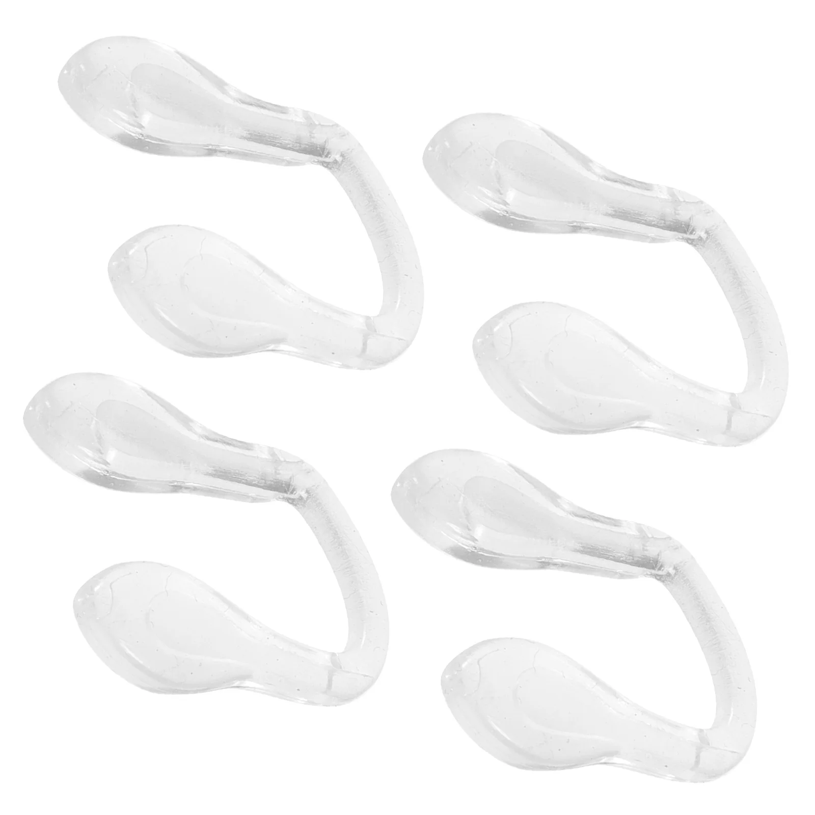 

4pcs Silicone Nose Pads For Glasses Comfortable Anti-Slip Eyeglass Accessories Replacement Nose Pieces Soft Cushion For Plastic